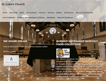 Tablet Screenshot of churchofstluke.org